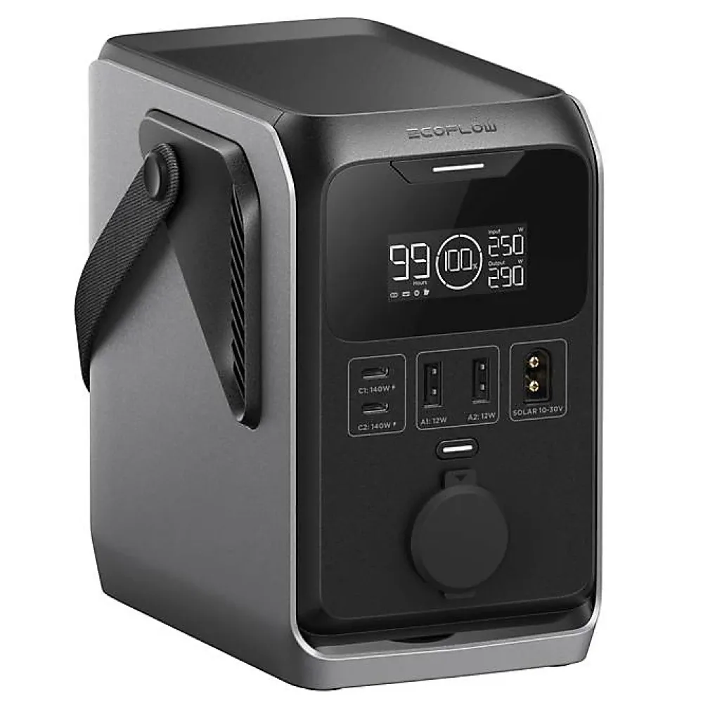 EcoFlow Station Électrique-Station électrique ultra portable Trail 300 DC 288Wh avec poignée