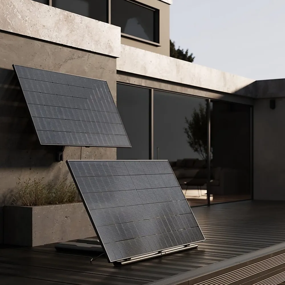 Play2.Solar Kit Panneau Solaire-Station Max 1740Wc + Lestage - Plug and Play - Play2Solar