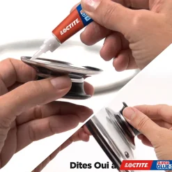 Loctite Colle-Superglue-3 Spécial Verre 3g