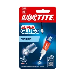 Loctite Colle-Superglue-3 Spécial Verre 3g