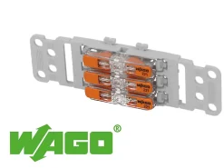 Wago Support de fixation borne inline 3 voies