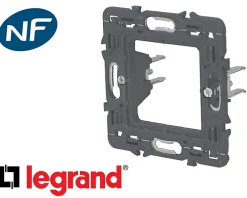 Legrand Plaque De Finition Pour Interrupteur Et Prise À Composer-Support de fixation 1 poste Mosaic & Céliane composable à griffes