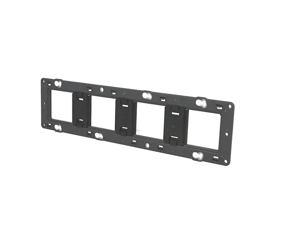 Legrand Plaque De Finition Pour Interrupteur Et Prise À Composer-Support de fixation 4 postes Mosaic composable