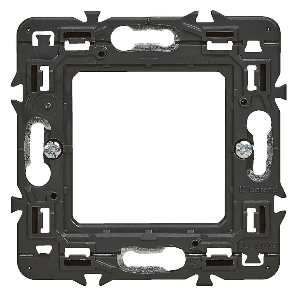 Legrand Support fixation à griffes 2 modules Mosaïc / Céliane