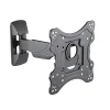Mbg France Support Tv-SUPPORT INCLINABLE ORIENTABLE, 2 ARTICULATIONS, 23" à 42" - 35 Kg MAX