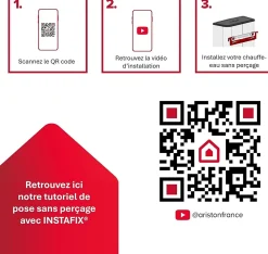Ariston Chauffe-Eau Ariston-Support mural de fixation Instafix pour chauffe-eau -