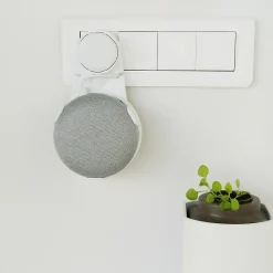 Google Assistant Vocal-Support mural PlugnSay pour Home mini en plastique blanc