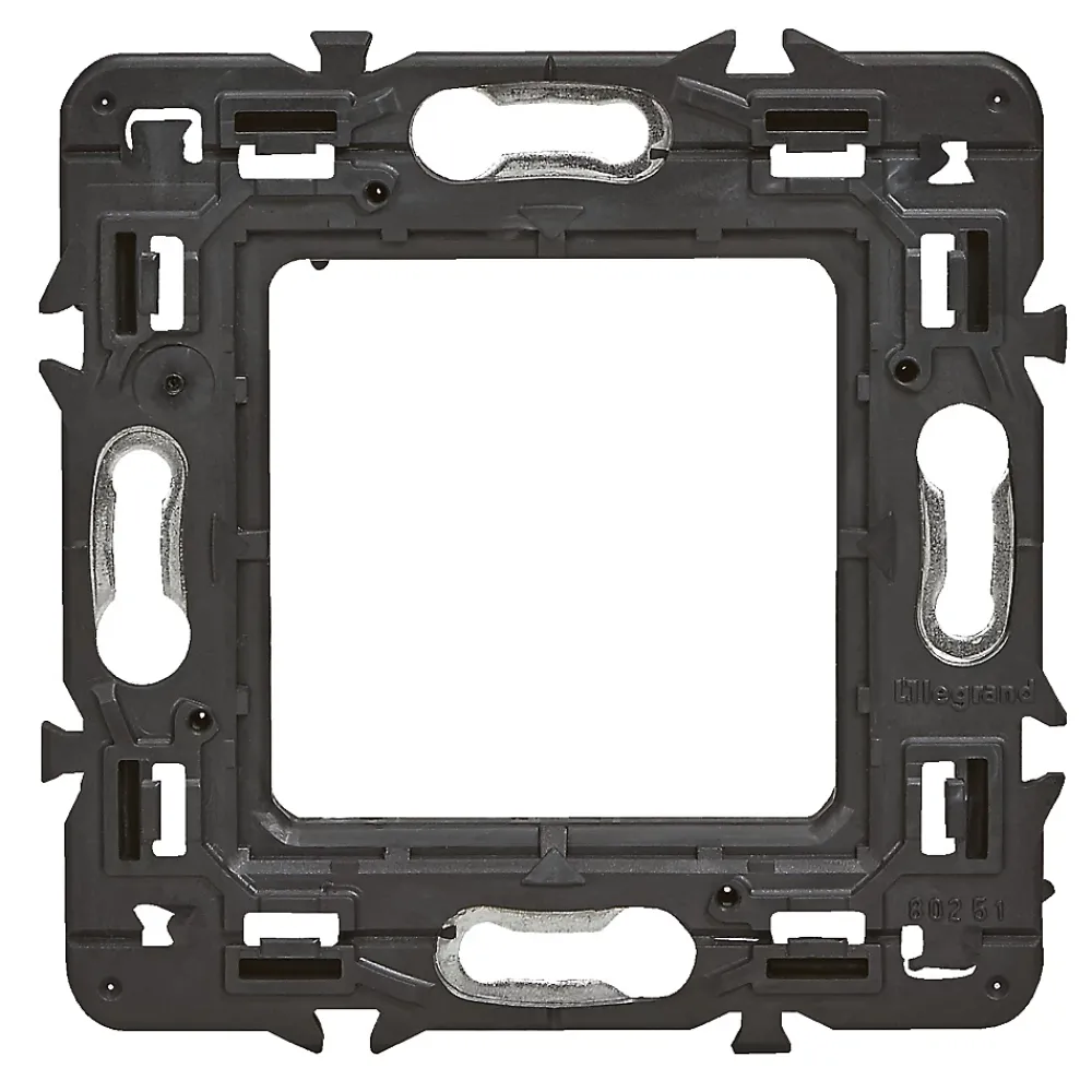 Legrand Plaque De Finition Pour Interrupteur Et Prise À Composer-Support pour fixation à vis Mosaïc et Céliane 2 modules