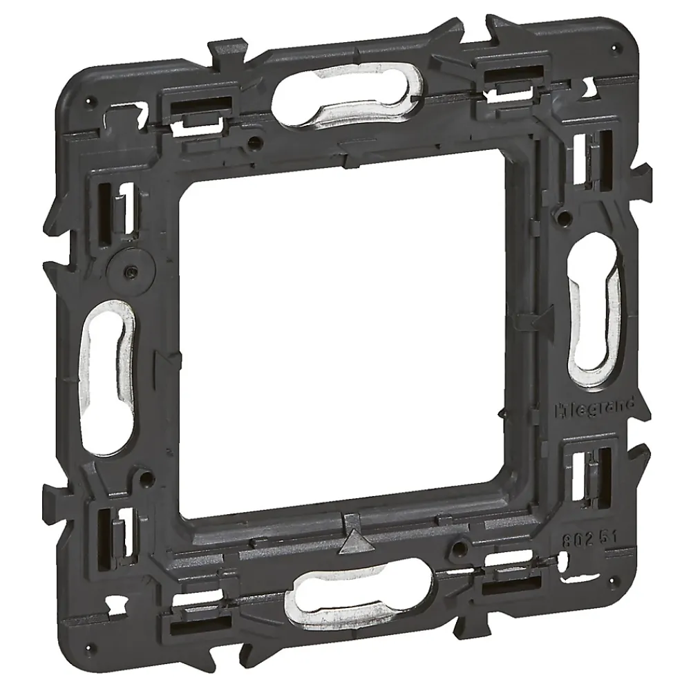Legrand Plaque De Finition Pour Interrupteur Et Prise À Composer-Support pour fixation à vis Mosaïc et Céliane 2 modules