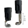 Tibelec Supports bougies E14 2A 250V 60W femelle pas 10x1 H.65mm