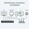 TP-link Câble Et Connectique Réseau-Switch de bureau 8 ports 10/100/1000 Mbps