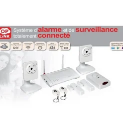 Avidsen Système Alarme et video Surveillance Wifi Maison Connecté PackOP Link 110764