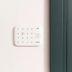 Daewoo Alarme Sans Fil-Système d'alarme connecté Sans Abonnement Vigilia Wifi - 1 caméra + 6 accessoires - Batterie et sirène intégrées