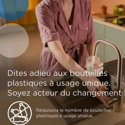 Système de filtration d'eau sous évier Brita Mypure SLIM V-MF