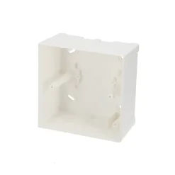 Edo Tableau électrique apparent 4 modules blanc fumé IP44 avec rail DIN 777838