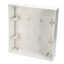 Edo Tableau électrique apparent 24 modules 2x12 blanc fumé IP44 avec rail DIN 777848
