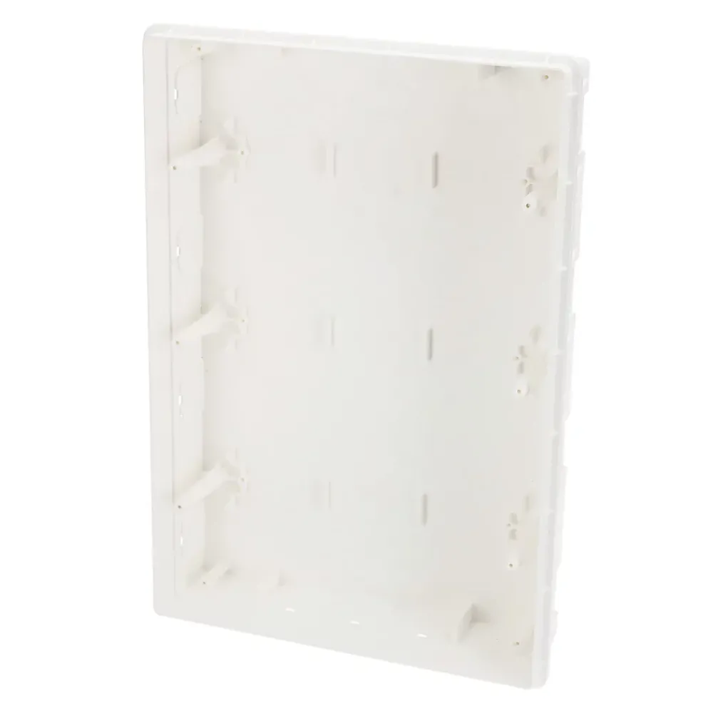 Edo Tableau électrique encastré 36 modules 3x12 blanc fumé IP44 avec rail DIN 777849