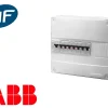 ABB Tableau Électrique Pré-Équipé-Tableau électrique precable (7 disjoncteurs + 1 ID)