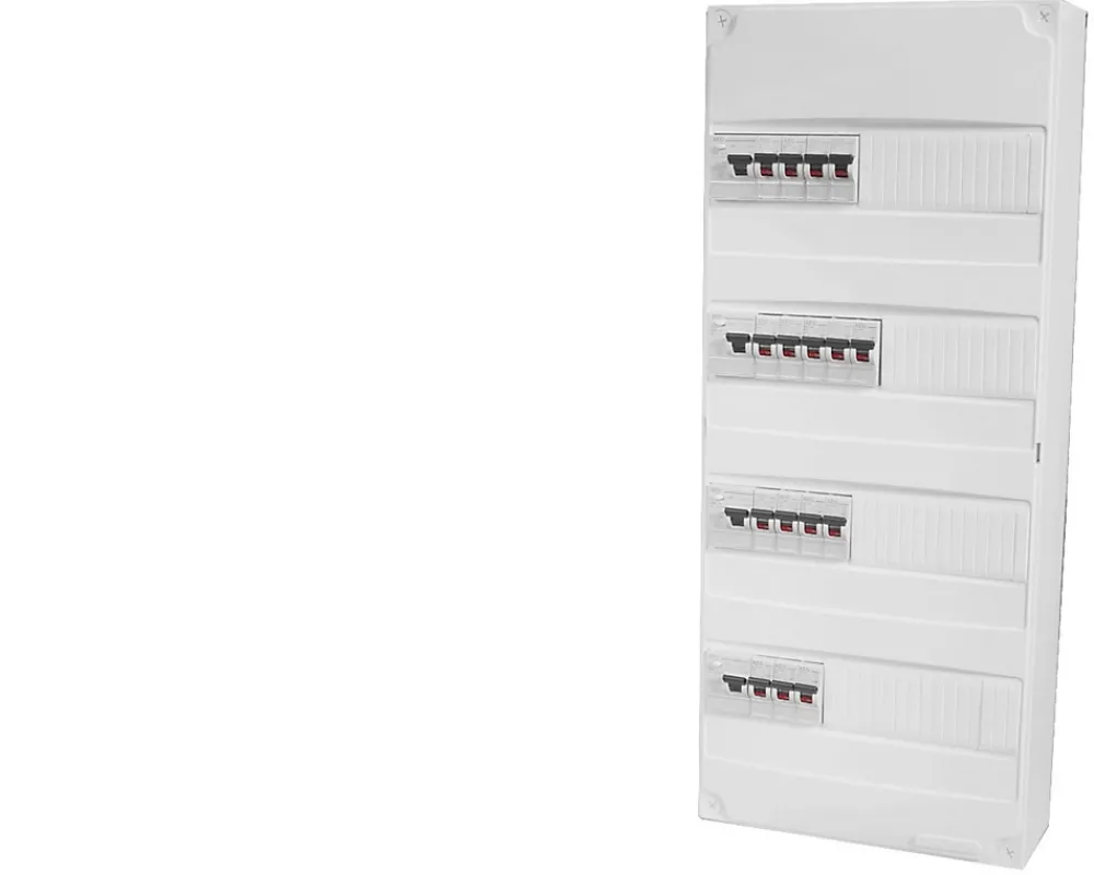 ABB Tableau Électrique Pré-Équipé-Tableau électrique precable (16 disjoncteurs + 4 ID)