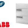 ABB Tableau Électrique Pré-Équipé-Tableau électrique precable (9 disjoncteurs + 2 ID)