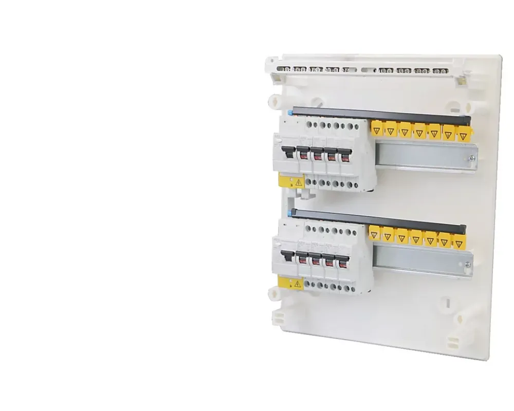 ABB Tableau électrique pré équipé apparent 2 rangées à vis