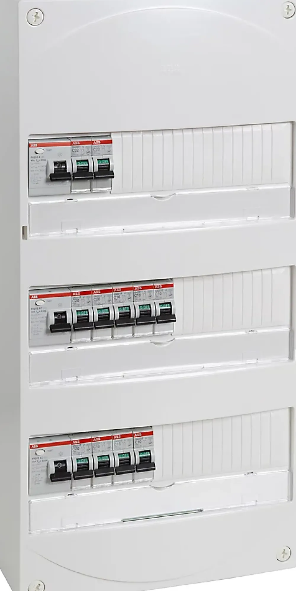 Legrand Tableau Électrique Pré-Équipé-Tableau électrique pré-équipé et pré-câblé 3 rangées - 39 modules (14 inclus)