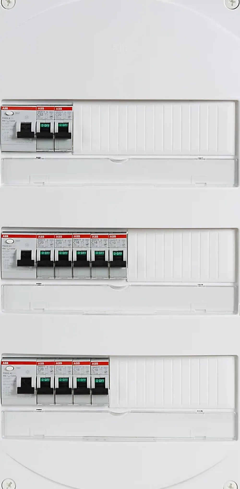 Legrand Tableau Électrique Pré-Équipé-Tableau électrique pré-équipé et pré-câblé 3 rangées - 39 modules (14 inclus)