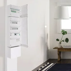Schneider Electric Tableau électrique pré-équipé et pré-câblé T3 au T5 - 3 rangées - 39 modules Resi9 XE