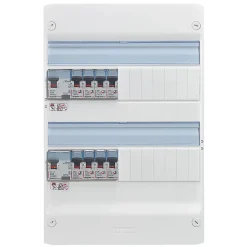 Legrand Tableau Électrique Pré-Équipé-Tableau électrique pré-équipé et pré-câblé 2 rangées - 26 modules (10 inclus)
