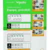 Schneider Electric Tableau électrique pré-équipé et pré-câblé T1 au T3 - 2 rangées - 26 modules (11 inclus) Resi9 XP