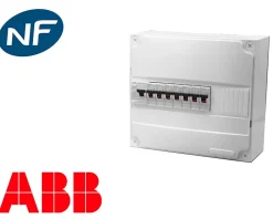 ABB Tableau électrique pré équipé saillie 1 rangée à vis