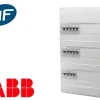 ABB Tableau Électrique Pré-Équipé-Tableau électrique pré équipé saillie 3 rangées à vis