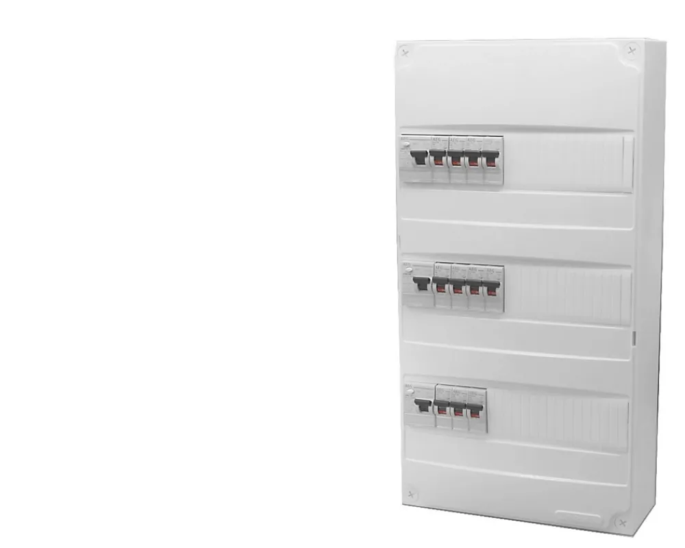 ABB Tableau Électrique Pré-Équipé-Tableau électrique pré équipé saillie 3 rangées à vis