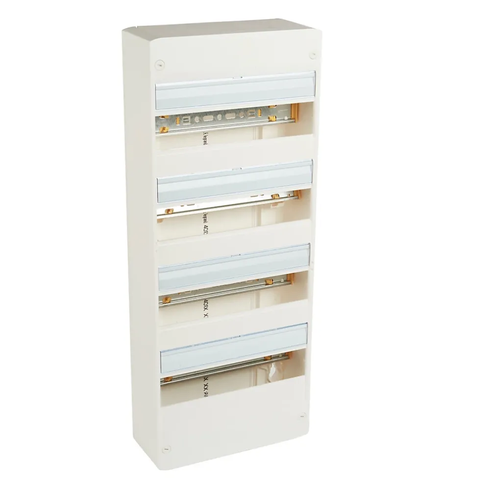 Legrand Tableau électrique à équiper 4 rangées - 52 modules