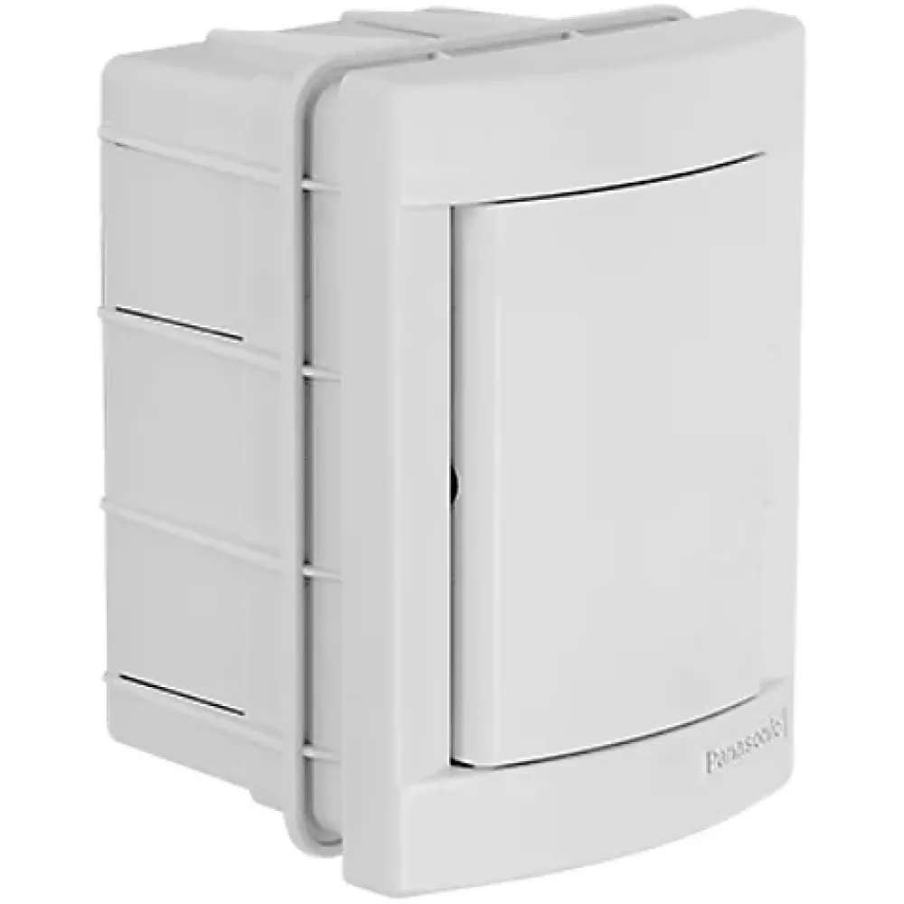 Panasonic Tableau Électrique Nu-Tableau nu encastrable 2 modules porte opaque