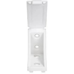 Diall 12 tak'ecker plastique blanc 40 x 40 mm