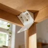Diall Equerre De Fixation-12 tak'ecker plastique blanc 25 x 43 mm