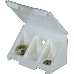 Diall Equerre De Fixation-12 tak'ecker plastique blanc 25 x 43 mm