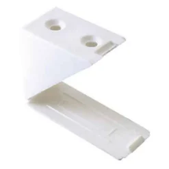 Diall Equerre De Fixation-Tak'ecker Plastique Blanc 24 x 43 x 43 mm