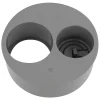 Fitt Tube Et Raccord Pvc-Tampon réduction double operculable ø100 / 50 / 40 mm