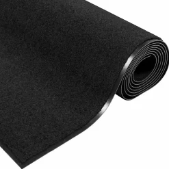 Vidaxl Tapis d'entrée Autre Noir 120 x 300 cm Polypropylène et vinyle