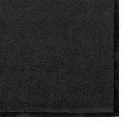 Vidaxl Tapis d'entrée Autre Noir 120 x 300 cm Polypropylène et vinyle