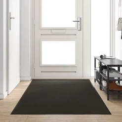 Vidaxl Tapis d'entrée Autre Noir 120 x 300 cm Polypropylène et vinyle