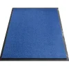 Floordirekt Tapis de Porte Paillasson d'entrée Monochrom Bleu 135 x 200 cm