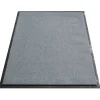 Floordirekt Tapis de Porte Paillasson d'entrée Monochrom Gris argent 40 x 60 cm