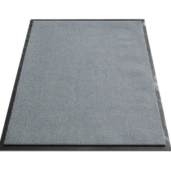Floordirekt Tapis de Porte Paillasson d'entrée Monochrom Gris argent 40 x 60 cm