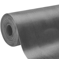 Floordirekt Patin, Feutre Et Embout-Tapis en caoutchouc Miniripp Gris 120 x 200 cm -