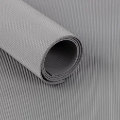 Floordirekt Patin, Feutre Et Embout-Tapis en caoutchouc Miniripp Gris 120 x 250 cm -