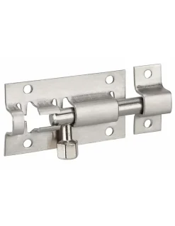 Thirard Serrure De Meuble|Serrure De Meuble-Targette, inox, pêne diamètre 6mm, 27x50mm -
