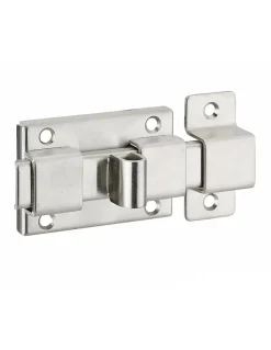 Thirard Targette pêne plat pour porte de meuble, 65mm, inox -